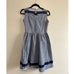 Blue and White Dress